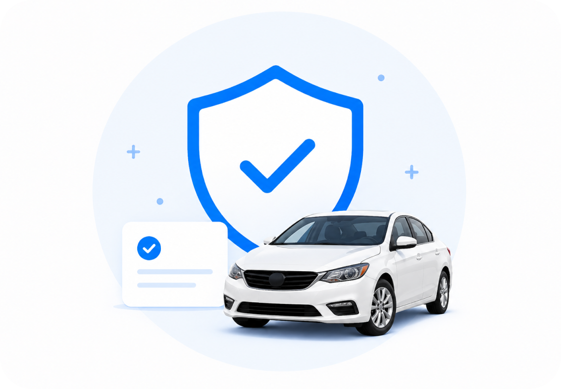 Vehicle protected by a safety shield